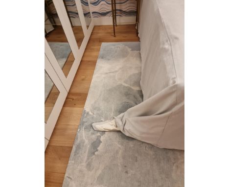 The Rug Company Mesa Powder Rug the Mesa studies the delicate and intricate patterns found on the undulating rock formations 