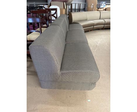 Banquet Sofa Bench Comprises Of 3 x Upholstered Back Single Seater Sofas 80 x 76 x 76cm