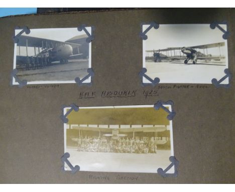 An album of 142 6.5 x 11cm snaps of Hong Kong, including HMS Tamar, China, Philippines and Japan, c1930's and three others of