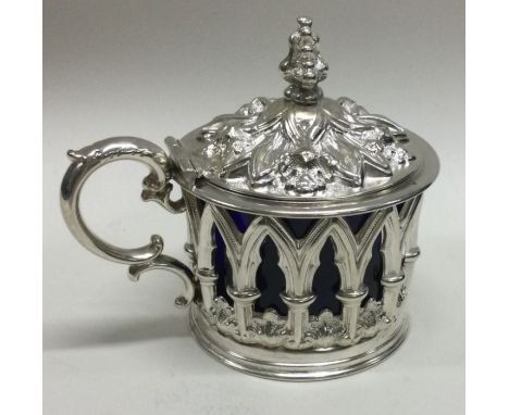 A good quality William IV silver pierced mustard pot. Sheffield 1833. By Henry Wilkinson and Co. Approx. 115 grams. Est. £200