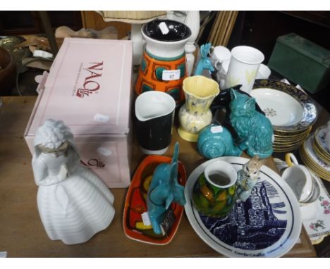 NAO: A STUDY OF A BRIDE (boxed) a small collection of Poole pottery and similar ceramics, and a collection of 78 rpm records