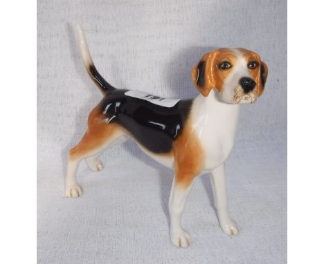 A BESWICK MODEL OF A BEAGLE, boxed