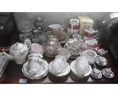 A COLLECTION OF VINTAGE TEA WARE, coffee ware and similar ceramics