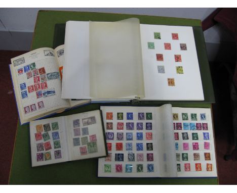 A Stamp Collection in Four Albums, G.B., Commonwealth and World mainly used. Noted G.B. Queen Victoria and Edward VII I.R. Of