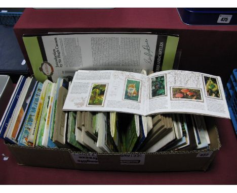 Approximately Fifty Tea/Trade Card Albums for Brooke-Bond, PG Tips, Among Others. Mainly stick down variety with cards in. Va