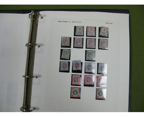 A Very Good Mint Collection of G.B Stamps From Victoria To George VI, including surface printed, 1897 Jubilee set, Seventy Ed