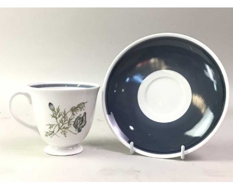 WEDGWOOD FOR SUSIE COOPER PART TEA SERVICE, comrprising cups, saucers and a ginger jar