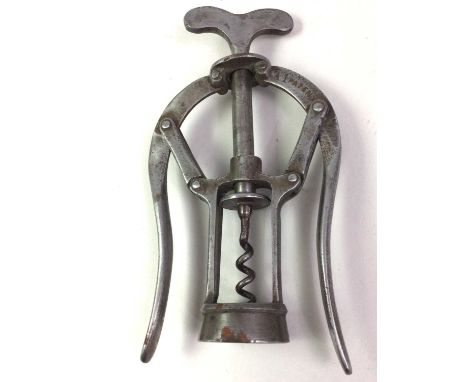 PATENT DOUBLE LEVER CORKSCREW, by James Helley &amp; Sons
