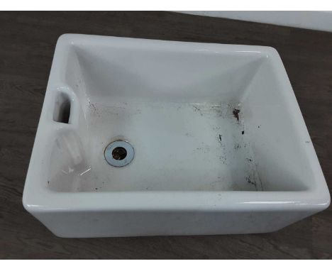 LARGE CERAMIC BUTLER SINK, off-white60cm x 46cm x 25cm