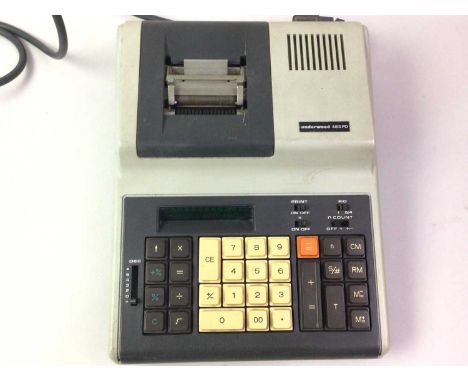 UNDERWOOD 483-PD CALCULATOR, ALONG WITH OTHER ITEMS the Underwood calculater with instruction manual, along with a Numeria co