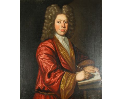 Follower of Godfrey KNELLER (1646-1723)Portrait of a young GentlemanOil on canvas, lined75 x 63cmProvenance: The Penrose Esta