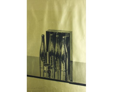 Clive BARKER (1940) Hommage to Morandi # 1 Screenprint Signed, dated 1961 and #1/10 75 x 49cm