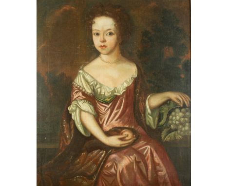 Follower of Sir Peter LELY (1618-1680)Portrait of a girlOil on canvas lined18th century carved frame75 x 62cmProvenance: The 
