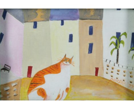 PONKLE (1934)Portrait Of a GingerAcrylicSigned and Dated '9912 x 17 cm