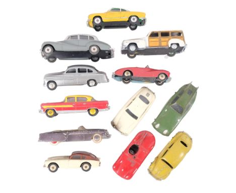 A selection of Dinky Toys and Dinky Supertoys, including model no. 163 Dinky Toys Bristol 450, Dinky Toys model no. 238 Jagua