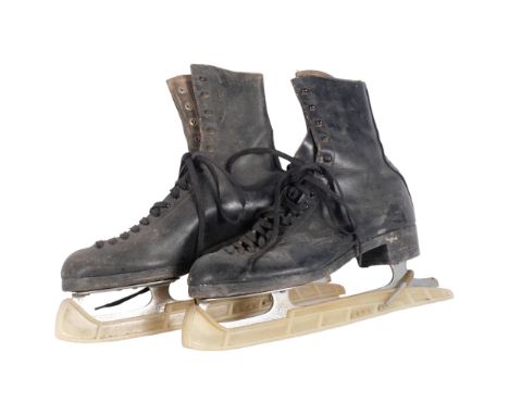 A pair of Vintage ice skates, marked Coronation Ace, size 10/11 
