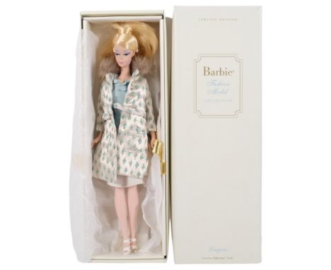 BARBIE - FASHION MODEL COLLECTION, by MATTEL - "Lingerie" genuine silk stone body limited edition Barbie doll, ref. 55498, in
