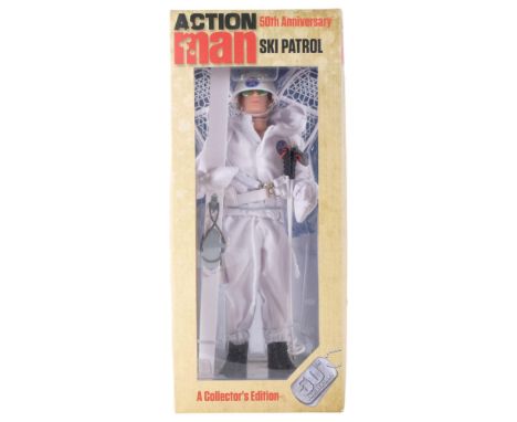 ACTION MAN - a 50th Anniversary Action Man Ski Patrol boxed figure, by Hasbro, manufactured by Art & Science International Lt