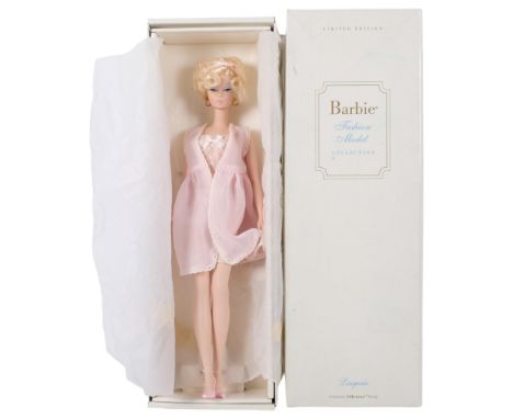 BARBIE - FASHION MODEL COLLECTION, by MATTEL - "Lingerie" a limited edition genuine silk stone bodied doll, model no. 26930, 