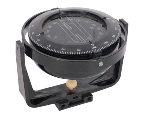 A "Sowester Bosun" gimballed ship's compass, by Heath of London, 15cm diameter 