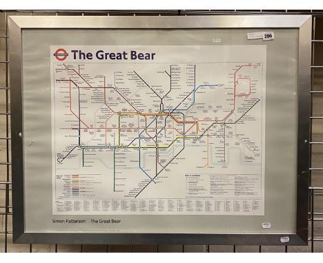 LITHOGRAPH SIMON PATTERSON - THE GREAT BEAR 2002 -107 X 128CM