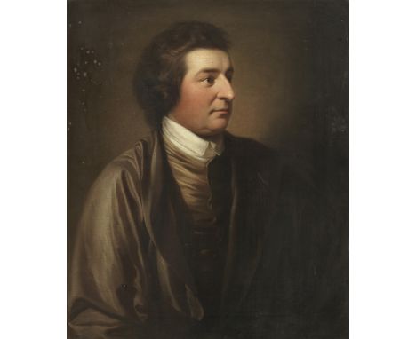 Benjamin West (Pennsylvania 1738-1820 London)Portrait of Joshua Iremonger, half-length, in a brown coat oil on canvas76.6 x 6