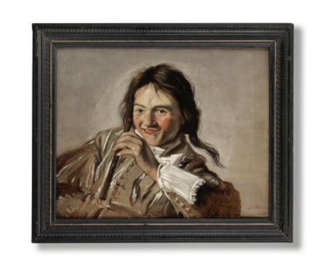 Studio of Frans Hals (Antwerp 1580-1666 Haarlem)Laughing boy holding a flute bears initials and date 'FH i640' (lower right, 