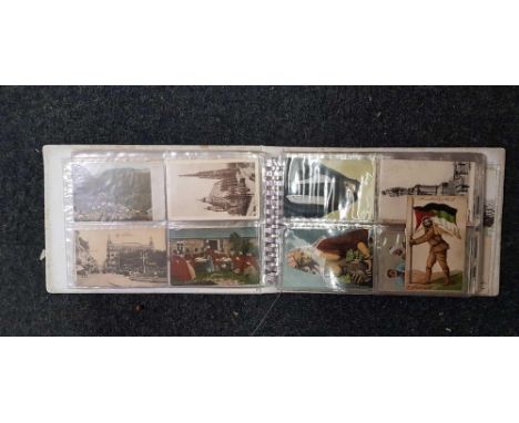 ALBUM OF VINTAGE POSTCARDS