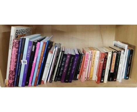 SHELF OF PAPER BACK &amp; HARDBACK ADULT BOOKS