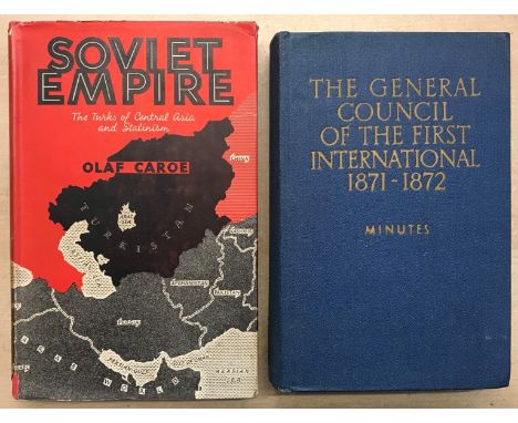 Soviet Empire, The Turks of Central Asia and Stalinism by Olaf Caroe, hardback with original dust cover printed 1953. and The