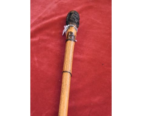 Victorian era bamboo walking stick, walking cane