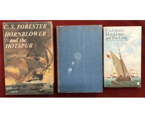 C S Forester Books; Hornblower and the Hotspur 1962 first edition possibly, pencil inscription inside, good condition, Lieute