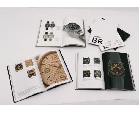 Bell &amp; Ross 6 x watch dealership brochures / pamphlets