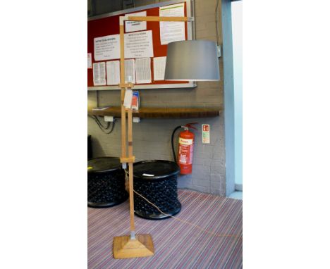 FLOOR READING LAMP, by Linley, adjustable, 185cm H. 