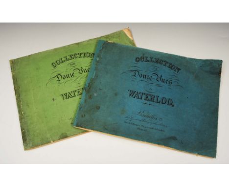 H GERALD (PUBS), 'Collection de douze vues de Waterloo', c.1842, twelve lithograph views and folding plan with original title
