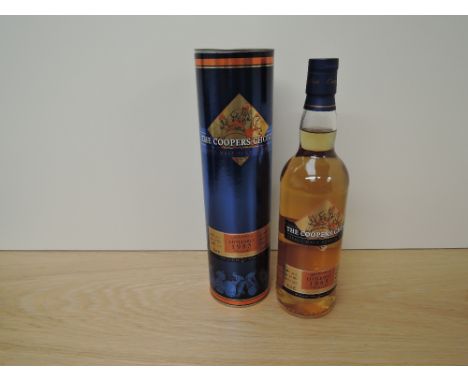 A bottle of The Coopers Choice Single Malt Scotch Whisky, Littlemill 28 Year Old,  distilled 1985, bottled 2013, hogshead, lo