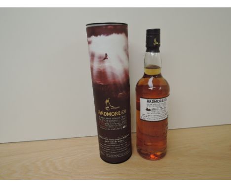 A bottle of Ardmore Highland Single Malt Scotch Whisky, discontinued in 2014, 46% vol, 70cl, in card tube