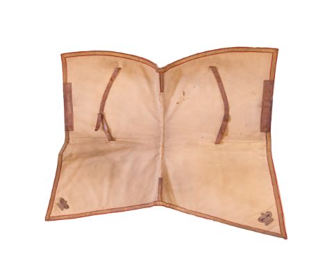 A Victorian British Army officer's saddle shabraque 