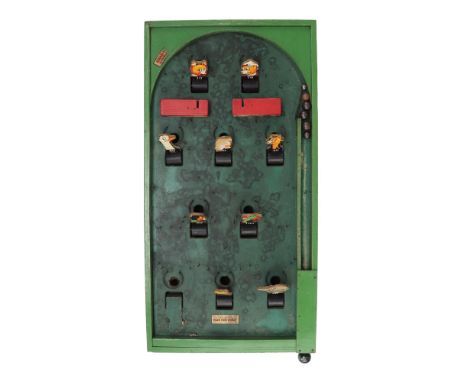 A 1930s Chad Valley Tiger Tims Weekly bagatelle game, 53 cm