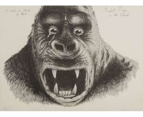 Walton Ford (b.1960) It Makes me Think of that Awful Day on the Island Lithograph, 2011, signed and numbered from the edition