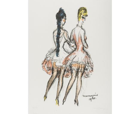 δ Kees Van Dongen (1877-1968) Mannequins (from Regards sur Paris) (Juffermans JL 33) Lithograph printed in colours, 1960, sig