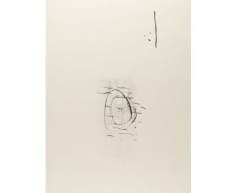 δ Antoni Tapies (1923-2012)  Untitled (Galfetti 24) Lithograph printed in black, 1959, signed and numbered from the edition o