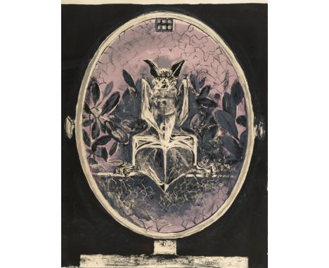 δ Graham Sutherland (1903-1980) Chauve-Souris dans une Miroir Devan tune Fenetre (Tassi 97) Lithograph printed in colours, 19