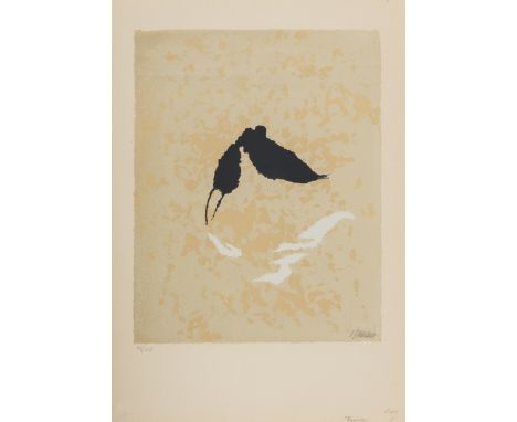 δ Willi Baumeister (1889-1955) Untitled (Spielmann, 27b) Lithograph printed in colours, 1954, signed and numbered from the ed