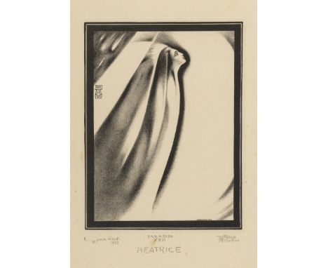 δ Alberto Martini (1876-1954) Beatrice Lithograph, c.1922, signed, titled and inscribed from the edition of 10 in pencil, a p