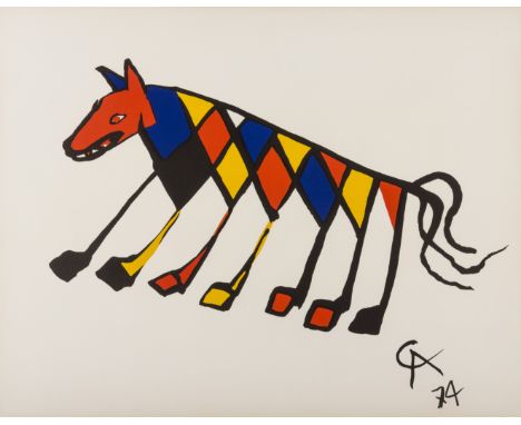 Alexander Calder (1898-1976) Untitled (from Flying colours) Lithograph printed in colours, 1974, on wove paper, with full mar