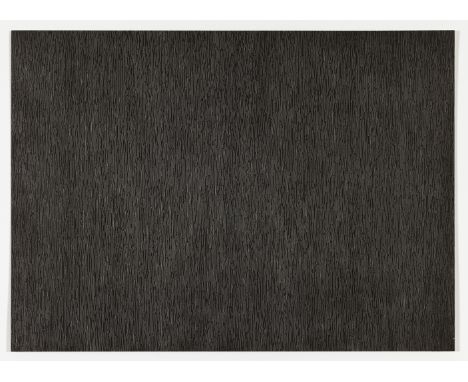** Sol Lewitt (1928-2007) Vertical Lines Not Touching (Black) Lithograph 1971, signed and numbered from the edition of 150 in
