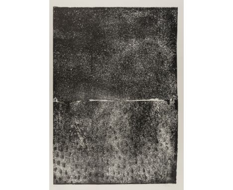 δ Antoni Tapies (1923-2012)  Untitled (Galfetti 23) Lithograph printed in black, 1959, signed and numbered from the edition o