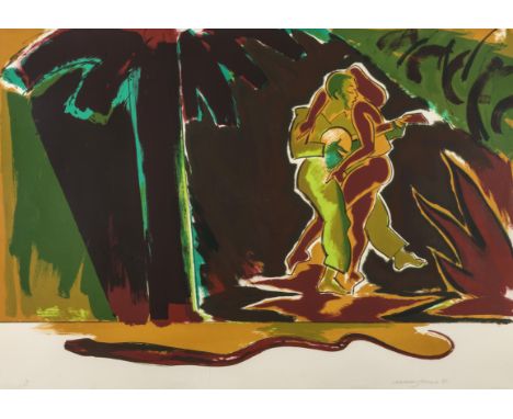 δ Allen Jones (b.1937) The Glade (from Islands) (Lloyd 102b) Lithograph printed in colours, 1988, signed, dated and numbered 