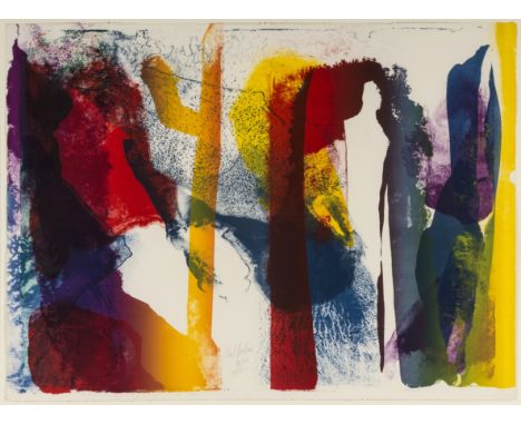 Paul Jenkins (1923-2012) Abstract Lithograph printed in colours, 1987, signed, dated and numbered from the edition of 70 in p